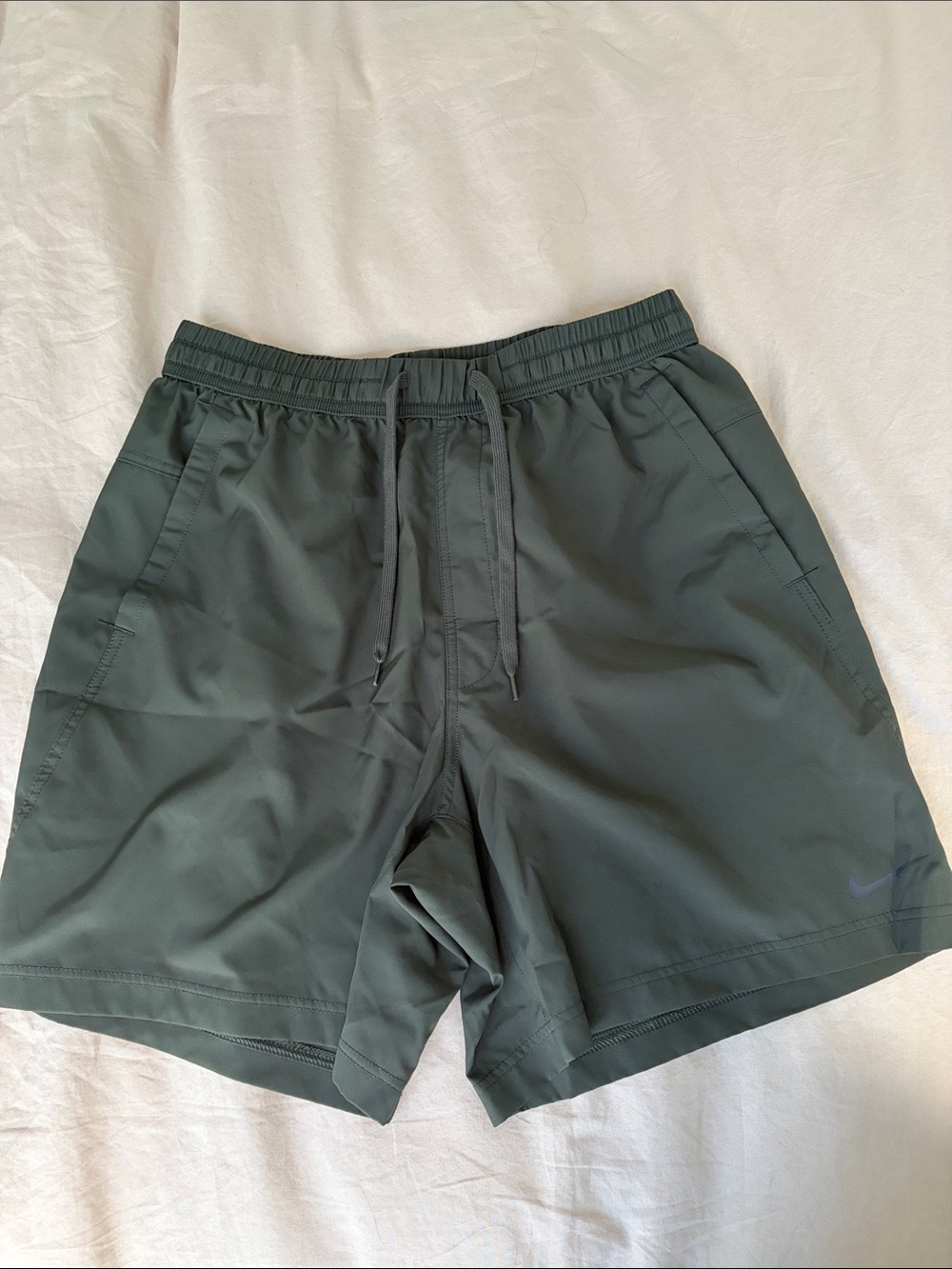 Nike Men's Athletic Dri-Fit Shorts in Deep Green